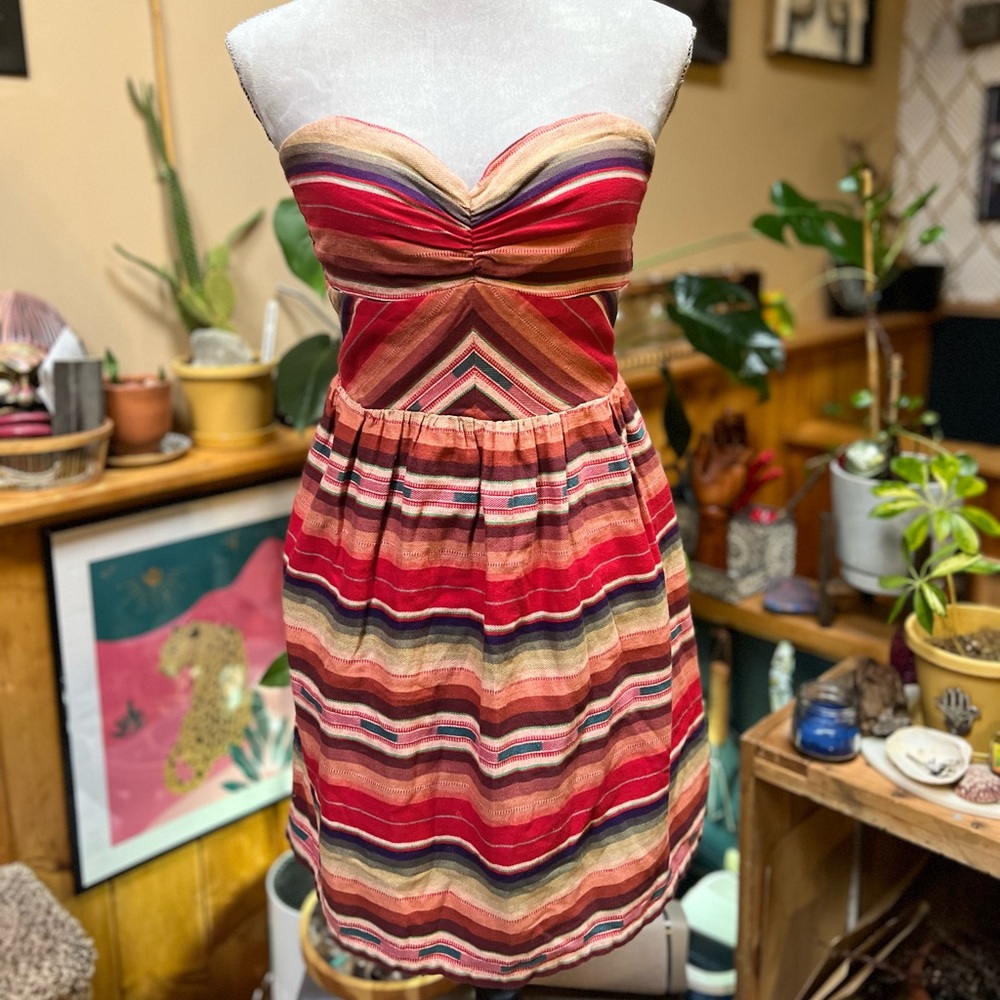 Women's Roxy Strapless Aztec Printed Dress